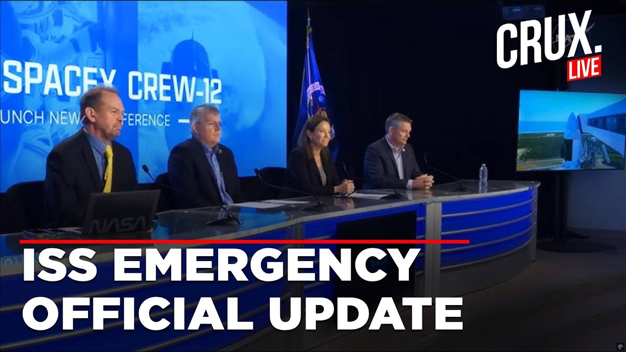 LIVE | NASA Officials Speak After Emergency ISS Evacuation & Crew-12 Launch | SpaceX