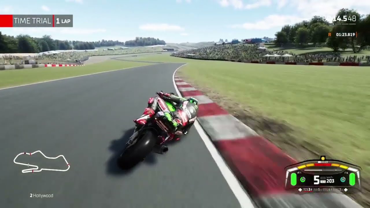 SBK 22 - Donington WORLD RECORD (1.23.4) + setup | Xbox Series X