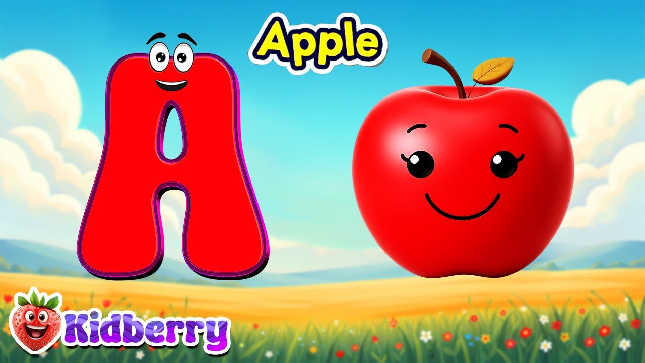 ABC Song + Numbers Song (1–10) | Fun Learning for Toddlers | Kidberry Nursery Rhymes