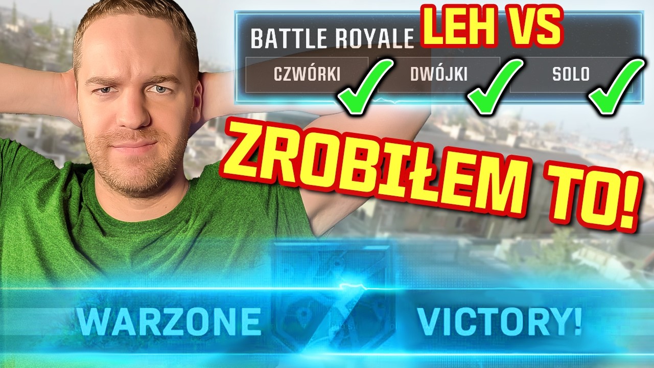 WYGRAŁEM SOLO, 1 VS 2 i 1 VS 4 W JEDEN DZIEŃ!
