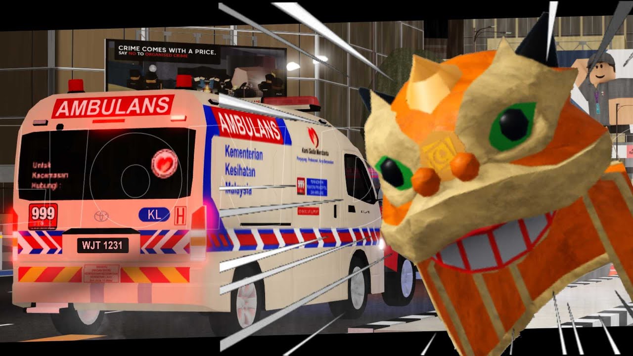 Ambulance Duty! | Lion Dance CNY | Bandar Roblox
