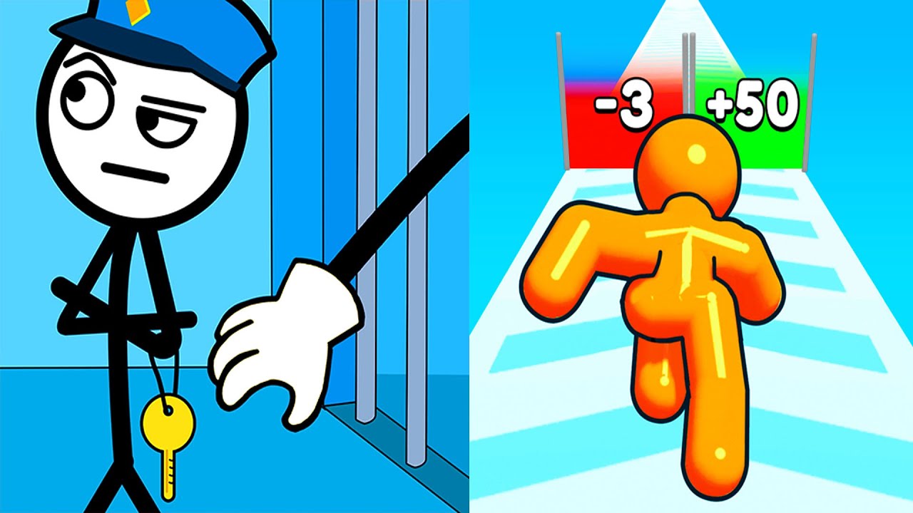 Thief Puzzle vs Tall Man Run 😊 Ultimate Challenge Max Level Walkthrough Android iOS Gameplay Ep1077