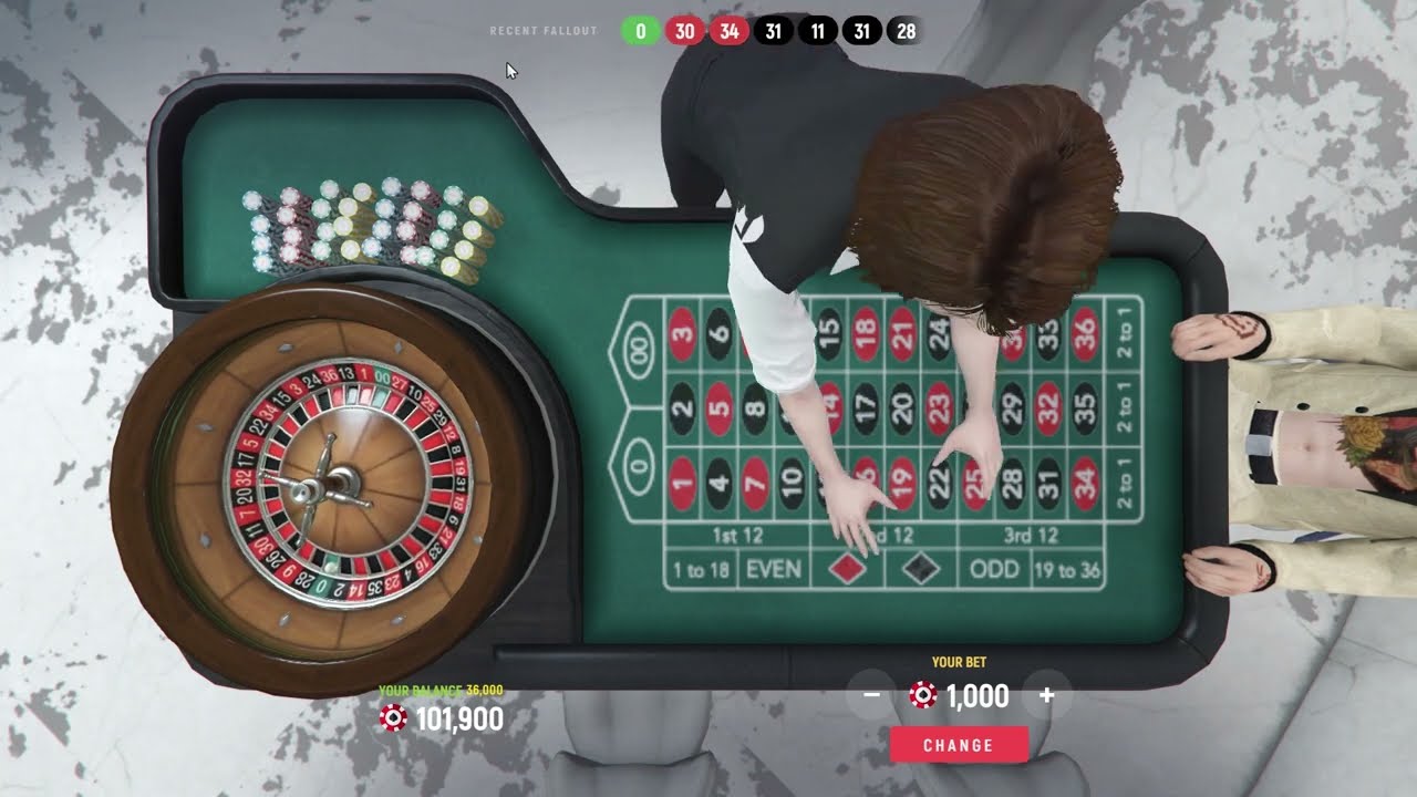 GTA Grand RP Casino Roulette 0 and 00 x36 Chips