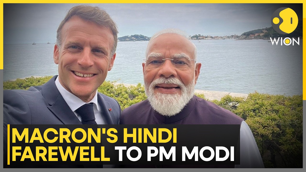 India-France Ties: Macron Posts Hindi Farewell Video After Successful PM Modi Visit | WION