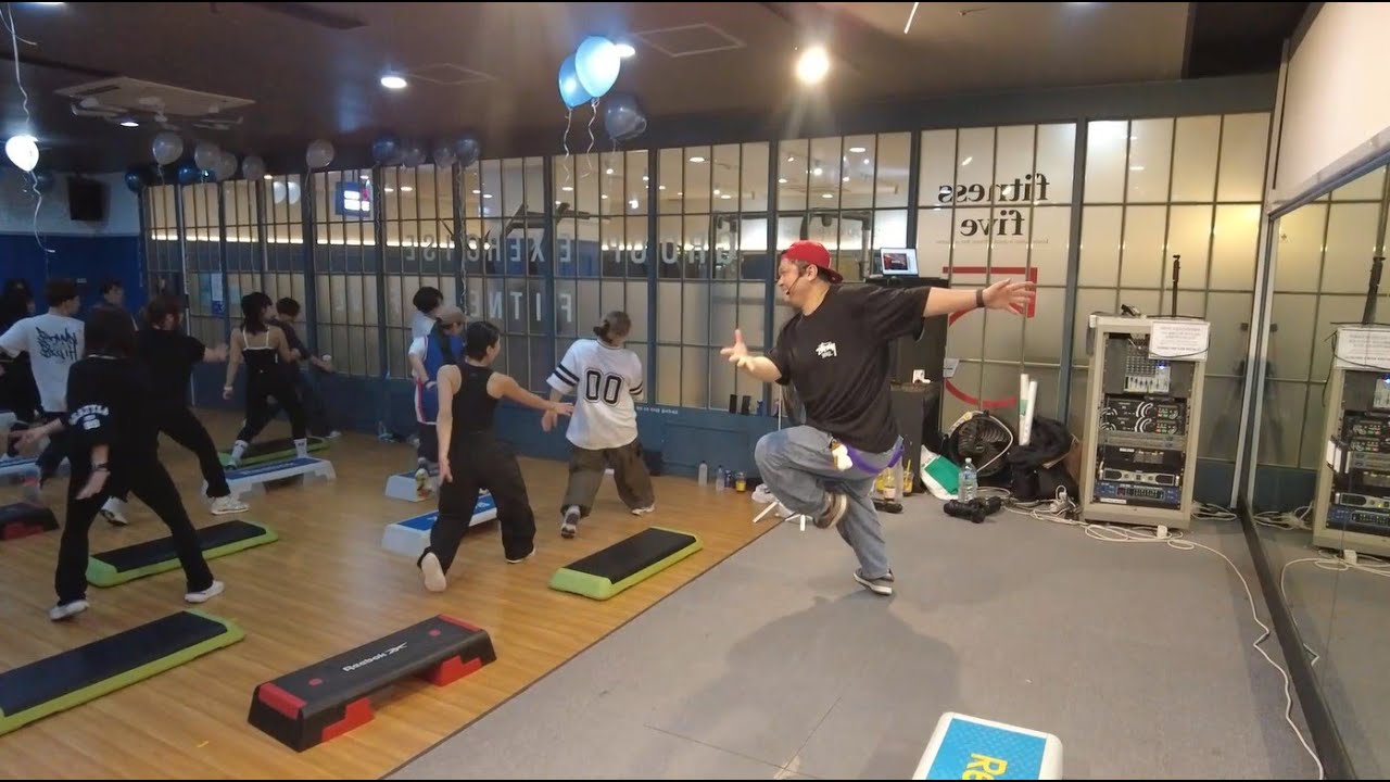 KOREA STEP AEROBIC MASTER CLASS FINAL STEP WORKSHOP STEPMAN