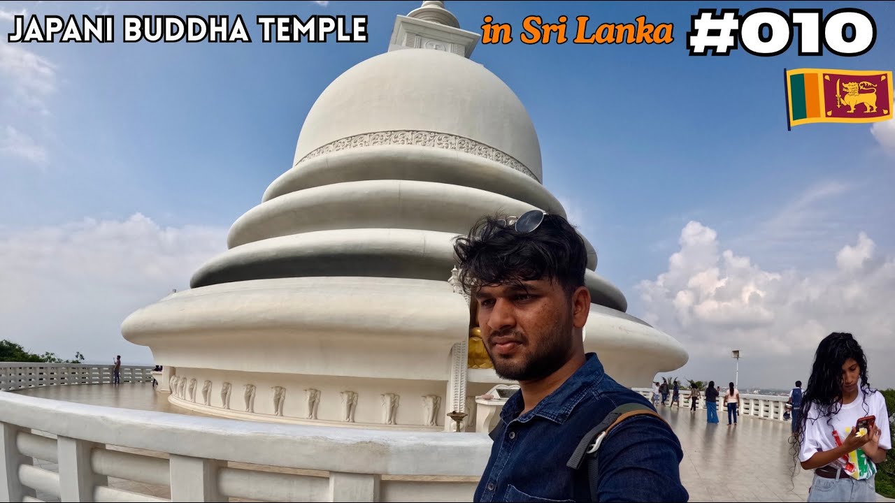 #010 Japani Buddha Temple in Galle & local Market | Solo Travel in Sri Lanka 