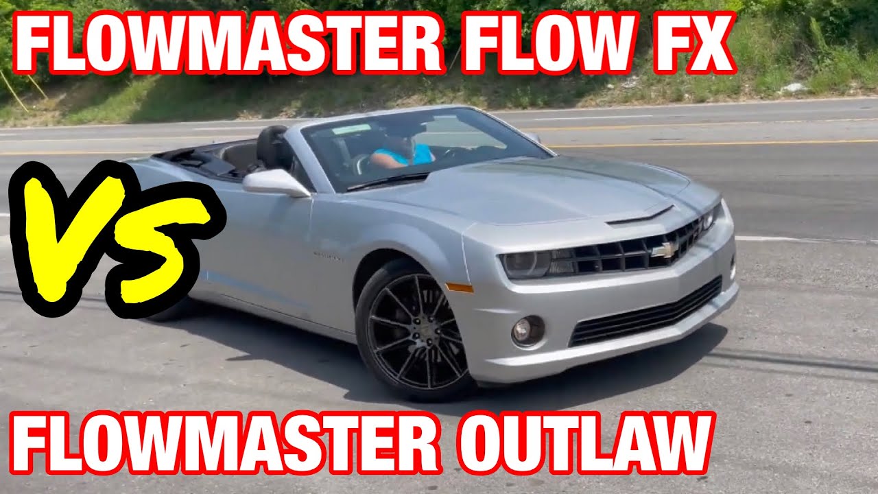 Chevy Camaro SS 6.2L V8: FLOWMASTER OUTLAW Vs FLOWMASTER FLOW FX!