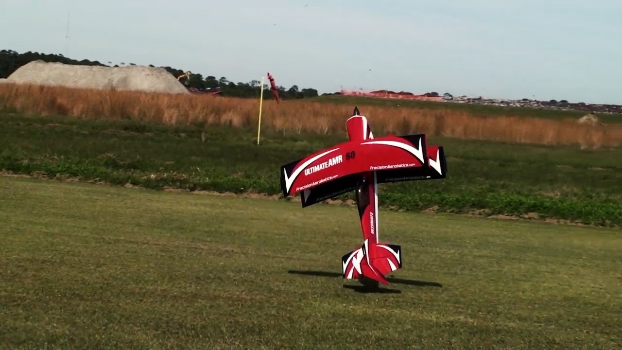🔥🔥Red Ultimate AMR 60 Aerobatics by Michael Wargo - r/c plane 3d stunts aerobatics biplane