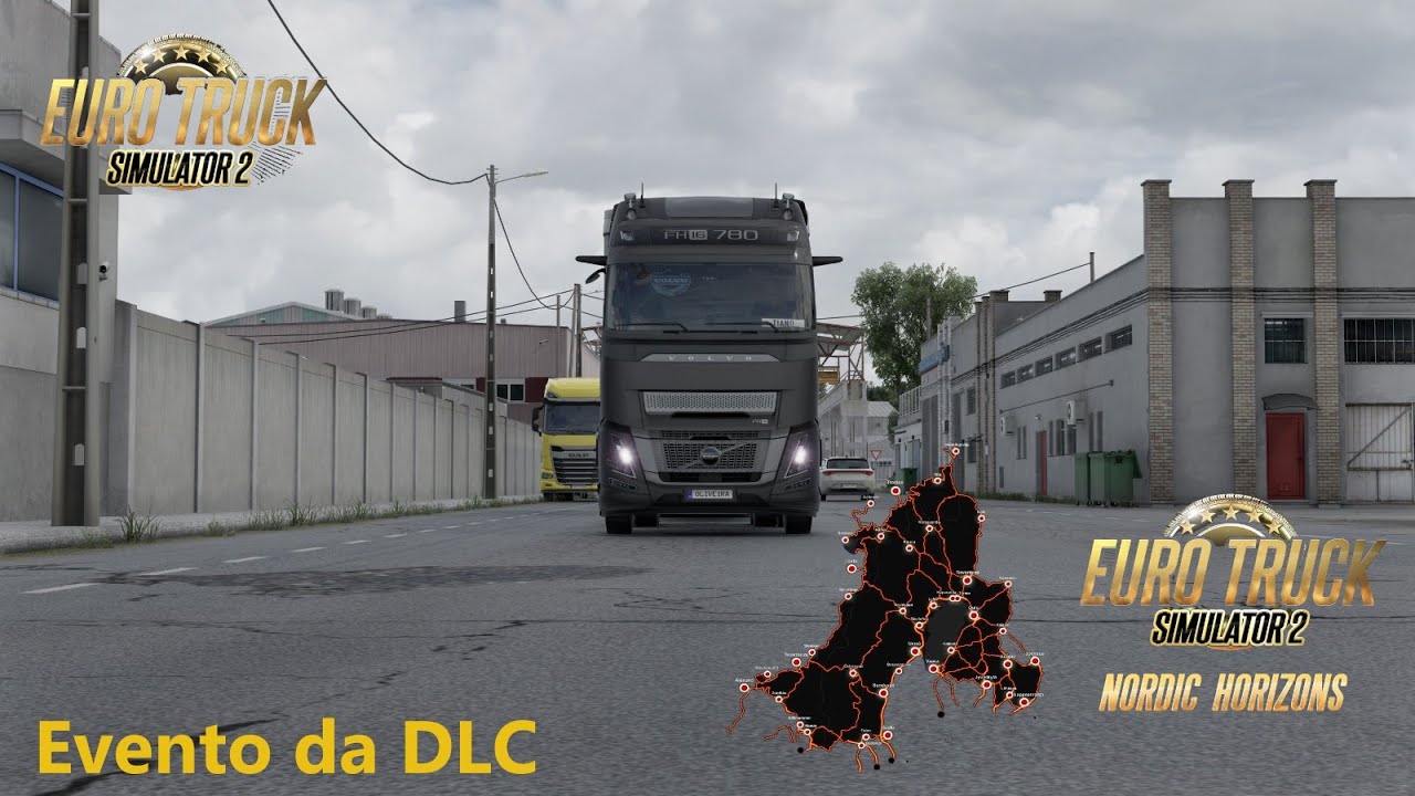 🔴Euro Truck Simulator 2 + Nordic Horizons Fazendo o Evento da DLC!