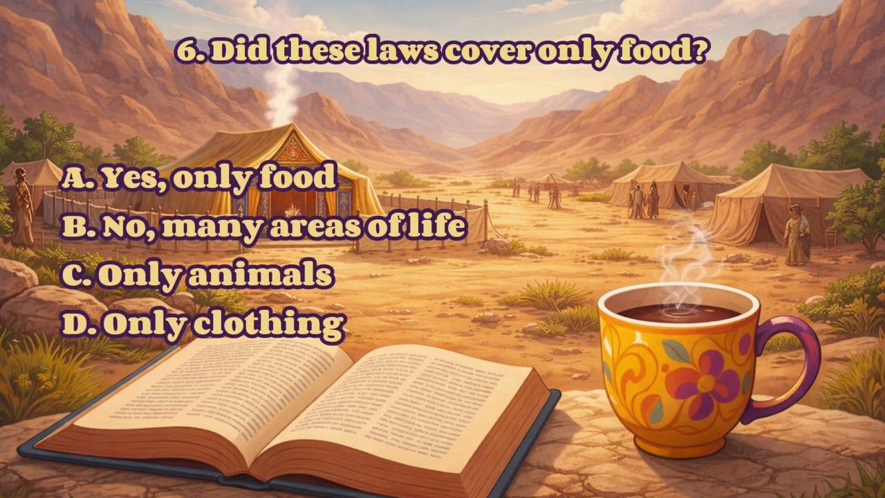My Bible Friends Stories | Quiz Time – Clean & Unclean Laws