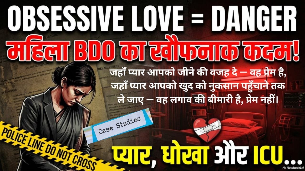 “BIHAR BDO केस: ये प्यार नहीं…प्यार कब खतरनाक बन जाता है? | Obsessive Love = Danger #bpsc #bdo #bpro
