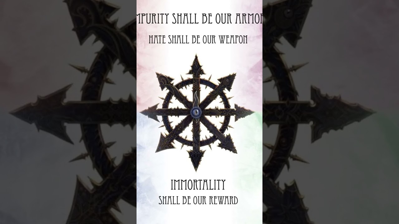 Chaos Space Marines Warhammer 40,000 lore and the Bible #shorts #chaos #warhammer40k #lore #bible