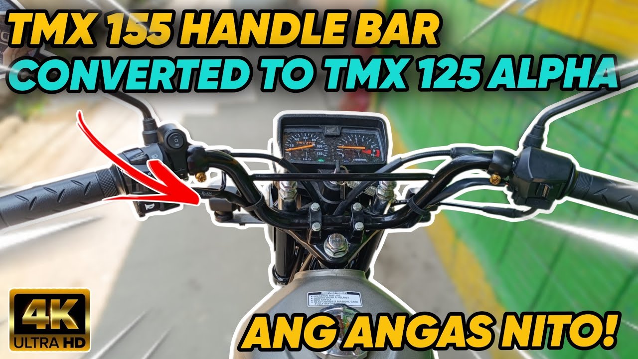 PAANO MAG CONVERT NG TMX 155 HANDLE BAR SA TMX 125 ALPHA