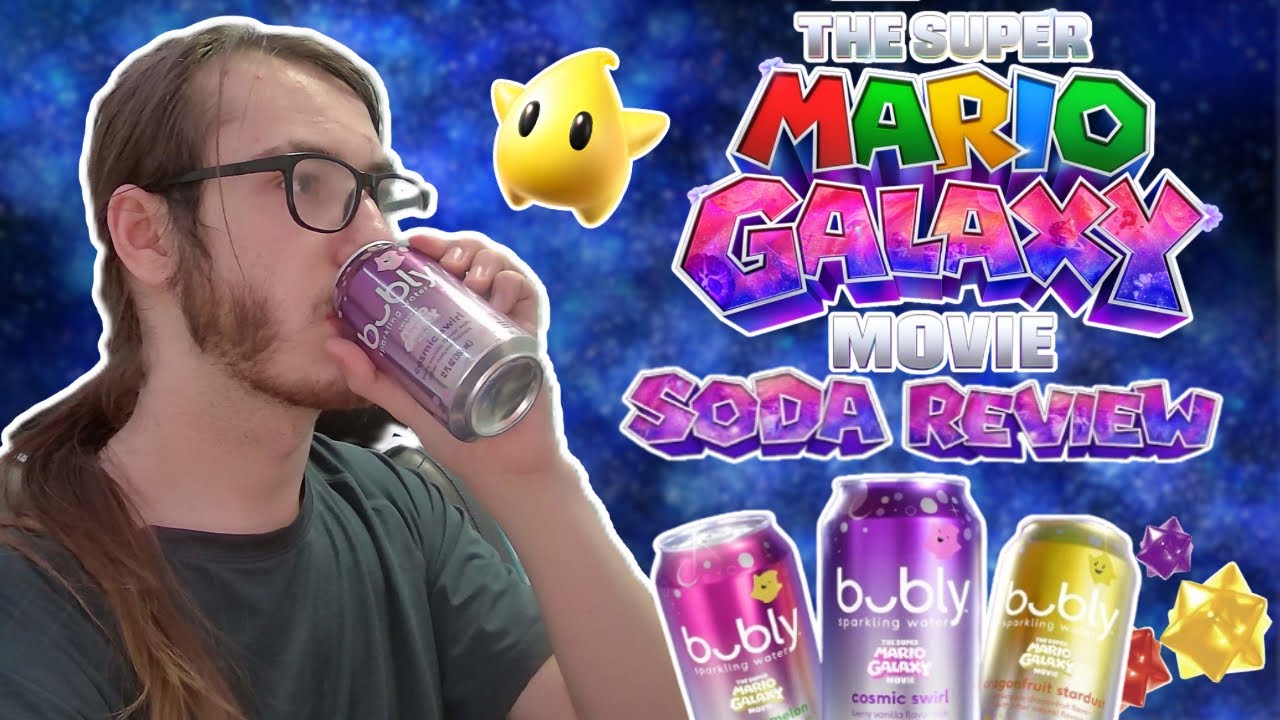 Пробую газировку Super Mario Galaxy