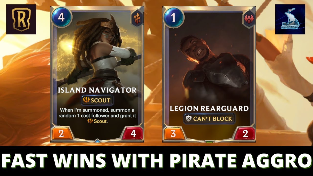 Pirate Aggro to 200 LP (Miss Fortune Gangplank) Legends of Runeterra