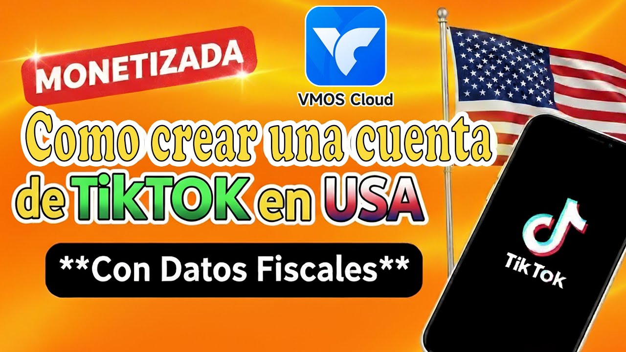 Como crear una cuenta de TIKTOK en USA sin VPN | CELULAR VIRTUAL EN USA | VMOS Cloud