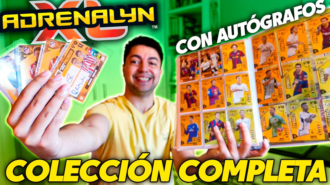 COLECCION *100% COMPLETA* ADRENALYN XL 2024-25 con AUTOGRAFOS y ACTUALIZACIÓN