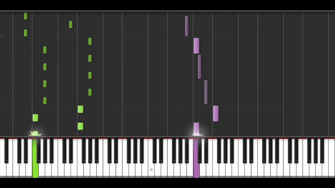 Everytime We Touch - Synthesia (100% Speed)