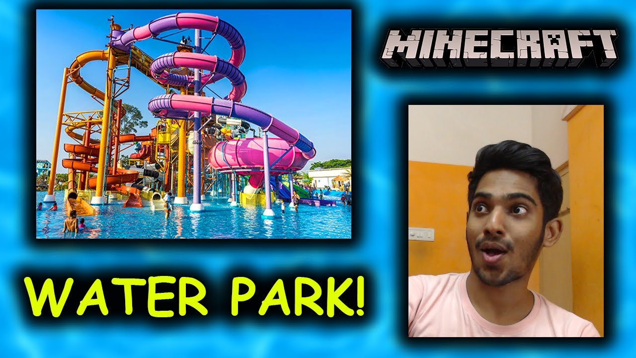 Building a Water Park in Minecraft | CoolSandBoy | Telugu