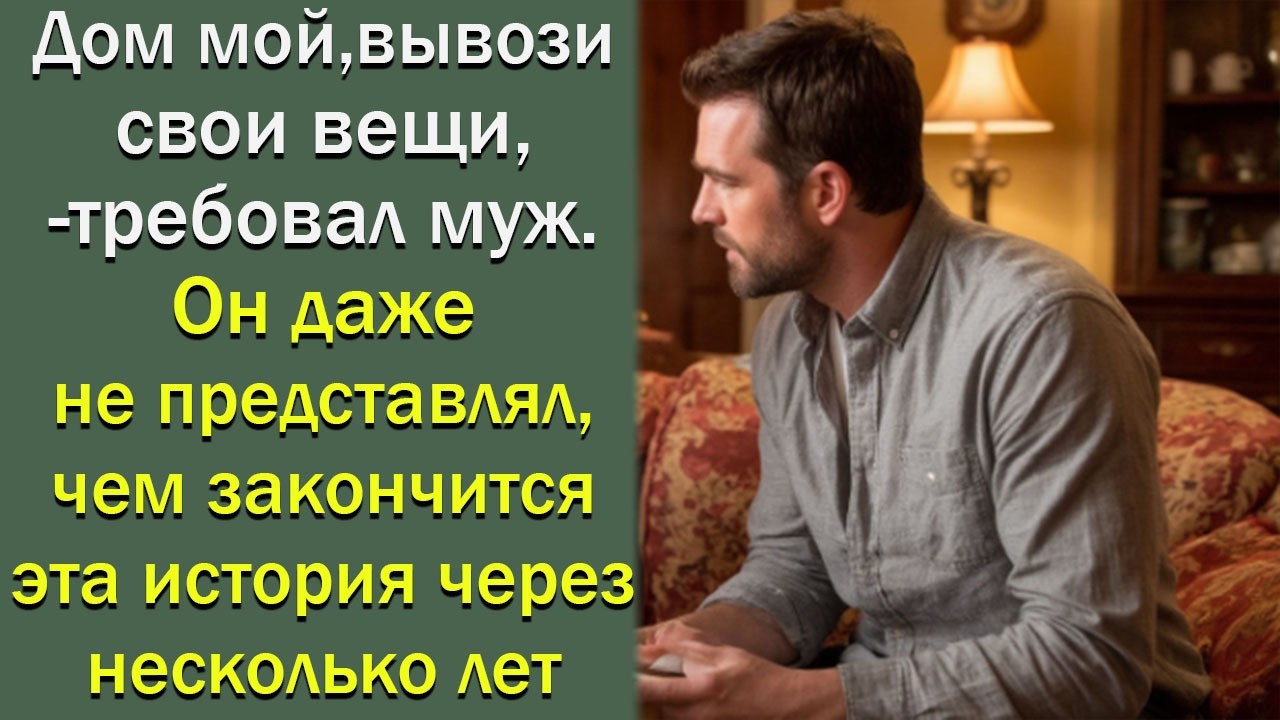 Дом мой, вывози свои вещи, - требовал муж. Он даже не представлял, чем закончится эта история