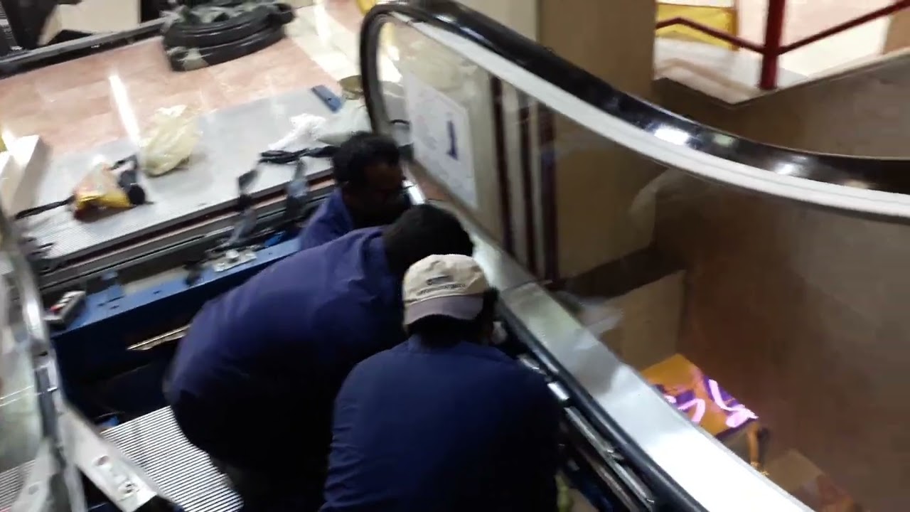part 4 palit escalator handrail  magkabit na ng handrail lanie mix vlog