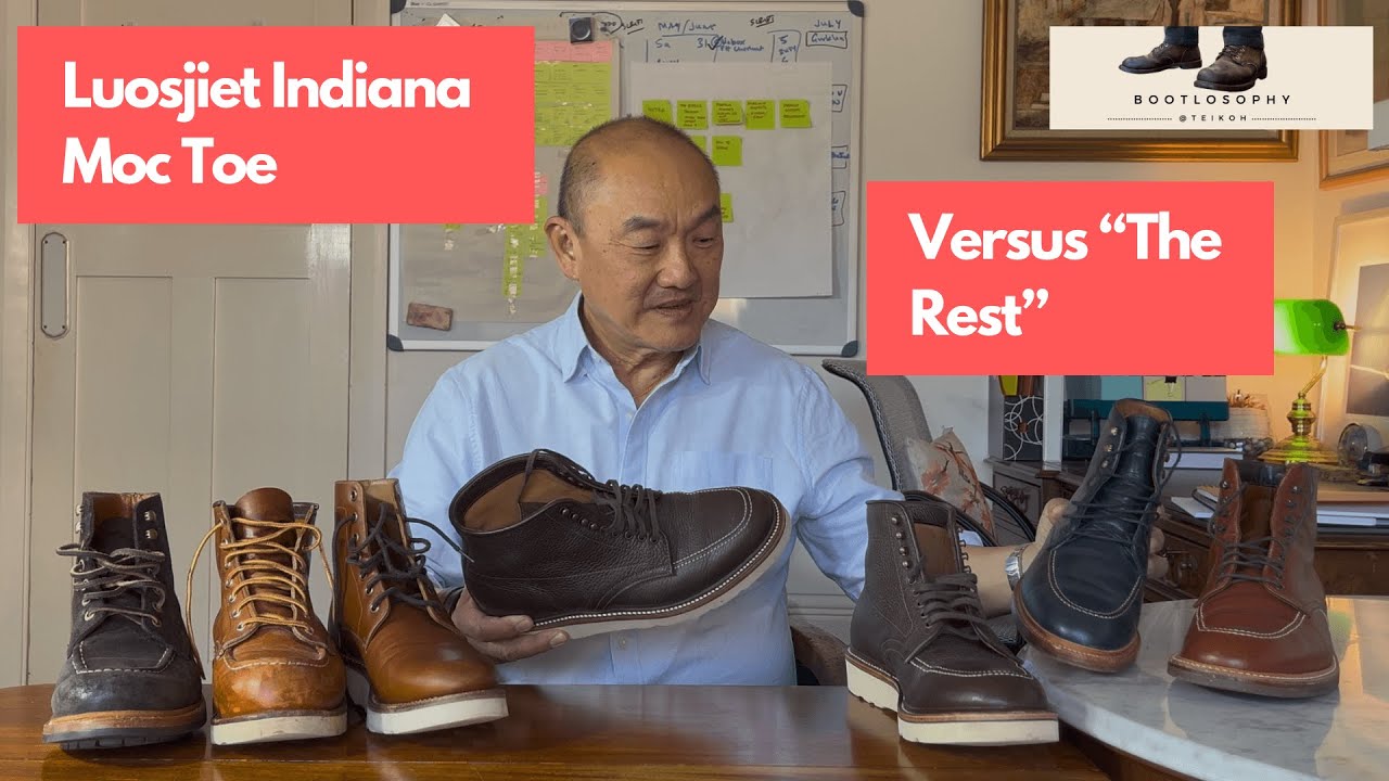 Comparing the Luosjiet Indiana against other Moc Toes and Wedge Sole Boots