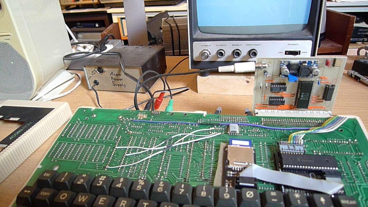 Acorn Atom - (ABM) AtomSID testing...