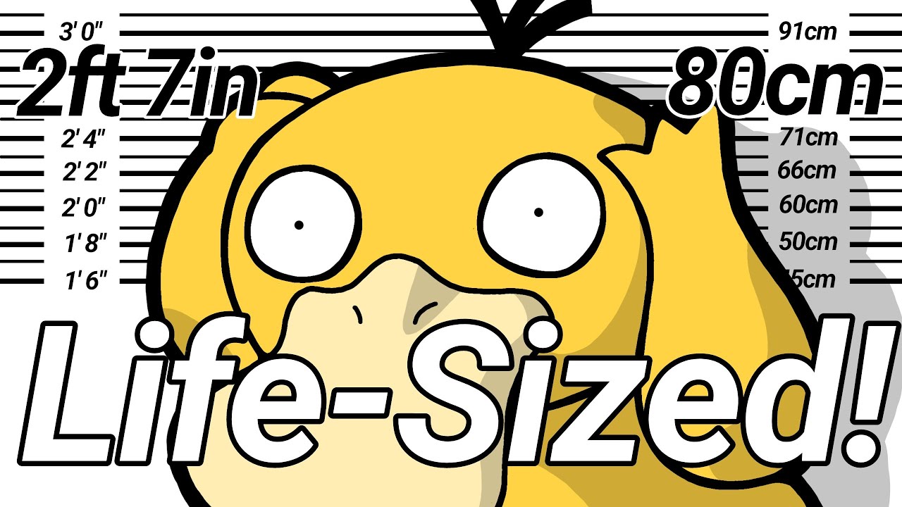 I crocheted a life-sized Psyduck!