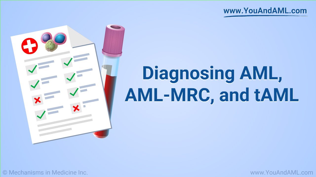 Diagnosing AML, AML-MRC, and tAML