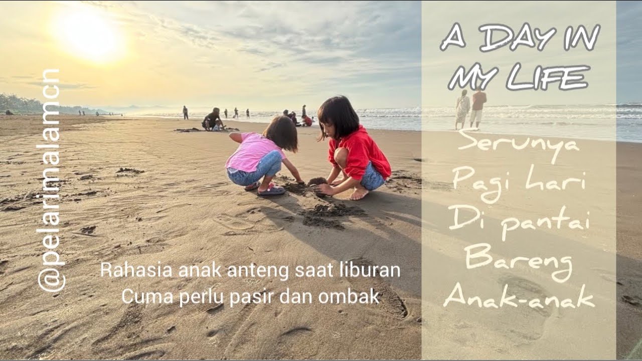 MERDEKA DI ALAM TERBUKA, Pagi-pagi bermain di pantai #nature #pantai #sea #beach #goodmorning 