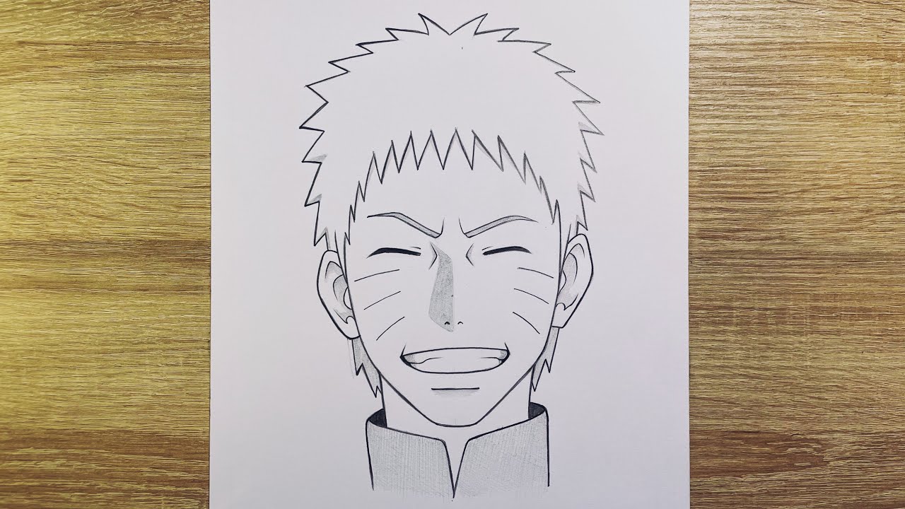 Comment dessiner Naruto Uzumaki facilement | Tutoriel dessin Naruto étape par étape
