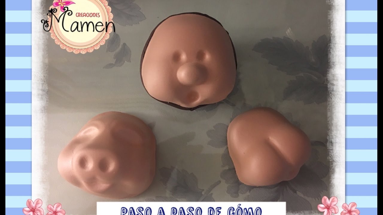 Como termoformar caritas Creaciones Mamen
