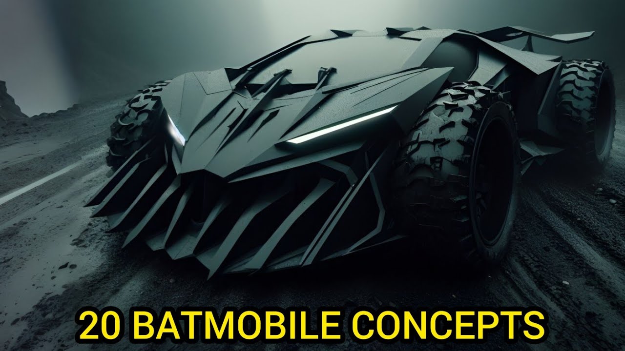 20 BATMOBILE CONCEPTS