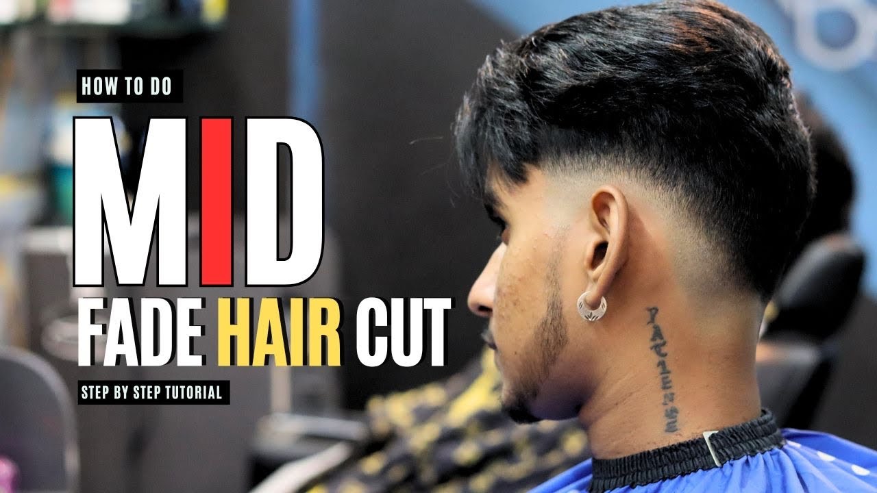 Mid Fade haircut step by step | The Barber Nation | Tutorial Video #thebarbernation #Tutorialvideo