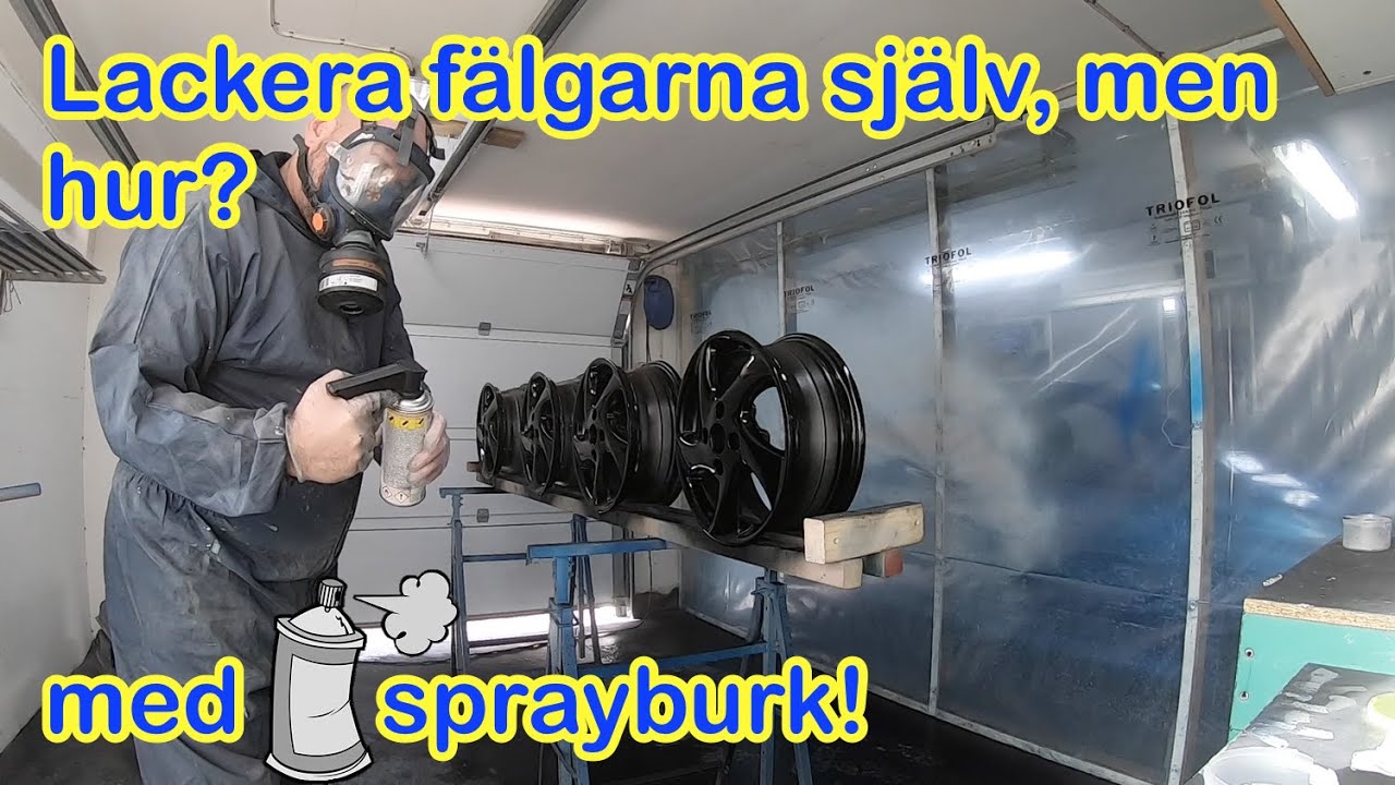 Lackering av f&auml;lgar med sprayburk - Steg f&ouml;r steg