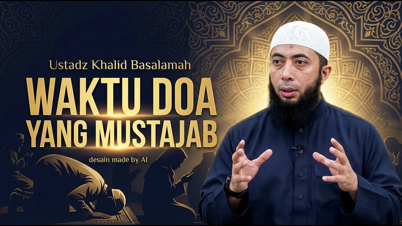 Ceramah Ustadz Khalid Basalamah ; Waktu Doa Yang Mustajab Yang Jarang Di Ketahui #manhajsalaf #ukb