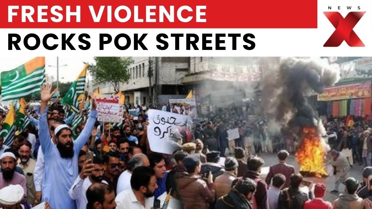 PoK Protest Explodes: Fresh Mirpur Clashes After Deadly Rawalakot Protest Deaths | NewsX