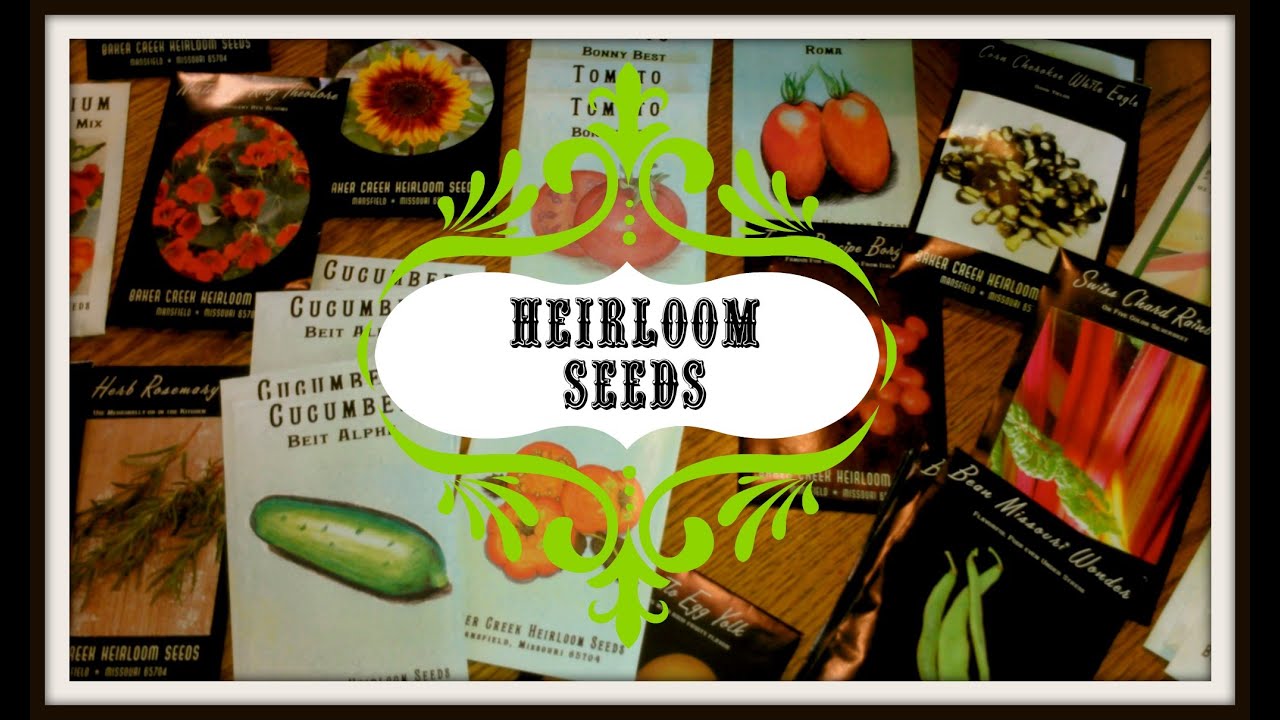 Heirloom Seeds For Your Garden~