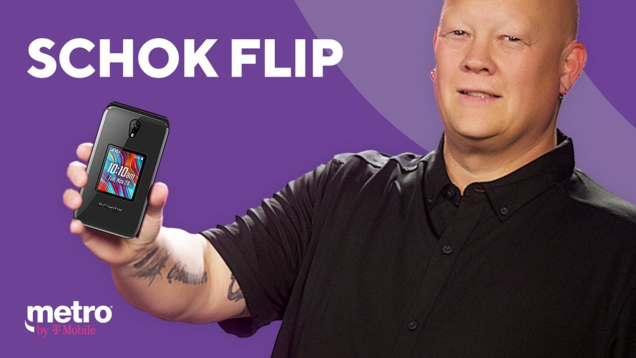 Schok Flip Phone Unboxing: Easy to Use 4G LTE Cell Phone | Metro by T-Mobile
