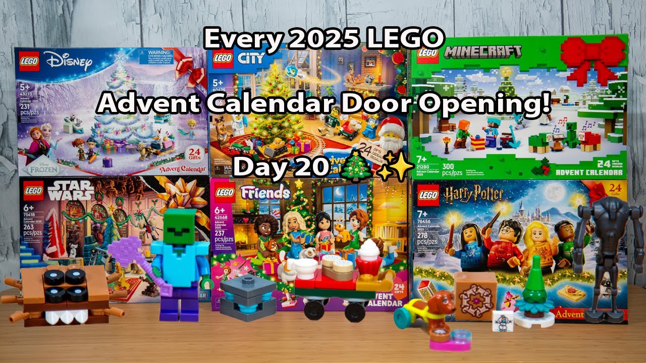 Every 2025 LEGO Advent Calendar Door Opening - Day 20!