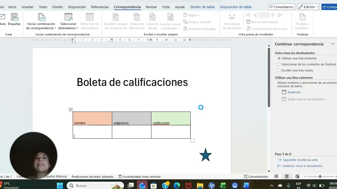 video de correspondencia-tutorial.