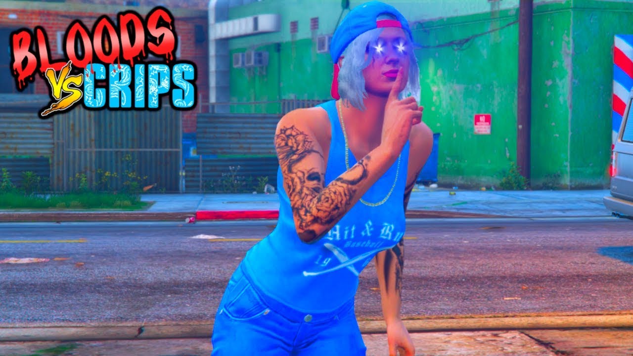 BLOODS VS CRIPS GANG WAR 'THOT GIRLFREIND' (GTA5 SKIT)