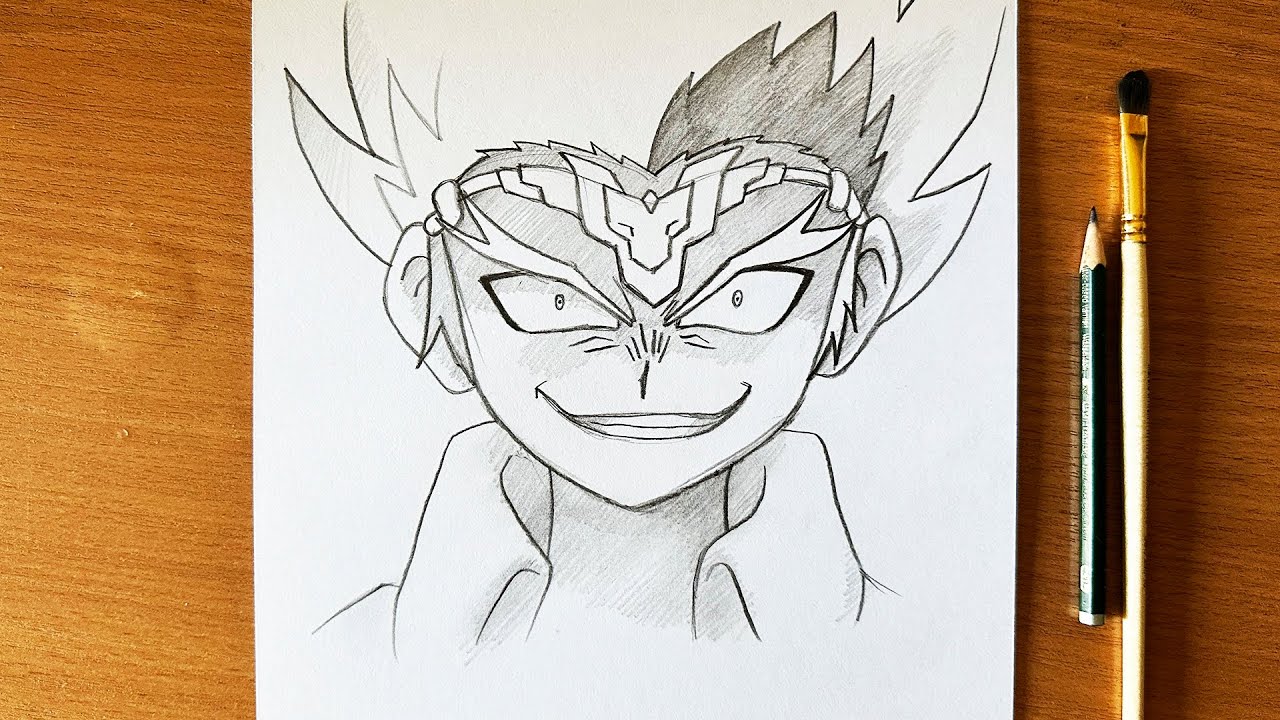 How to draw Ryuga - [Beyblade] || Easy drawing ideas for beginners