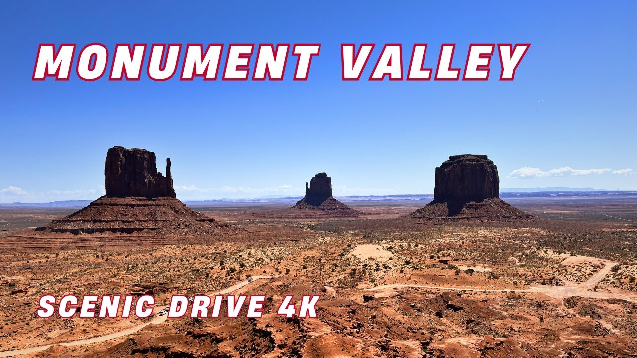 Road to Monument Valley - Arizona Scenic Drive 4K