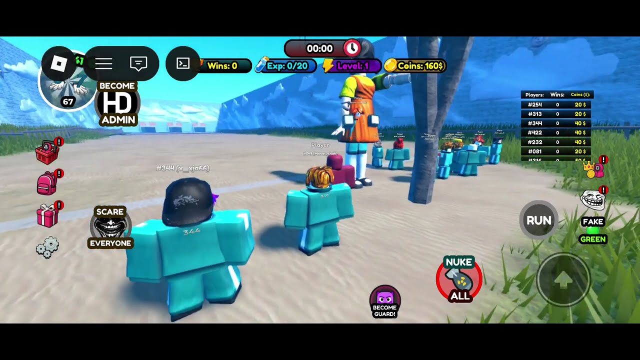 Squid Game real Gameplay || Squid game ||Roblox's Squid game || Roblox ||