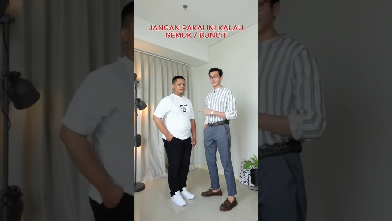 Jangan Pakai Outfit Ini Kalo Kamu Buncit & Gemuk! #tips #fashion #fashionhacks #fashiontips #gemuk