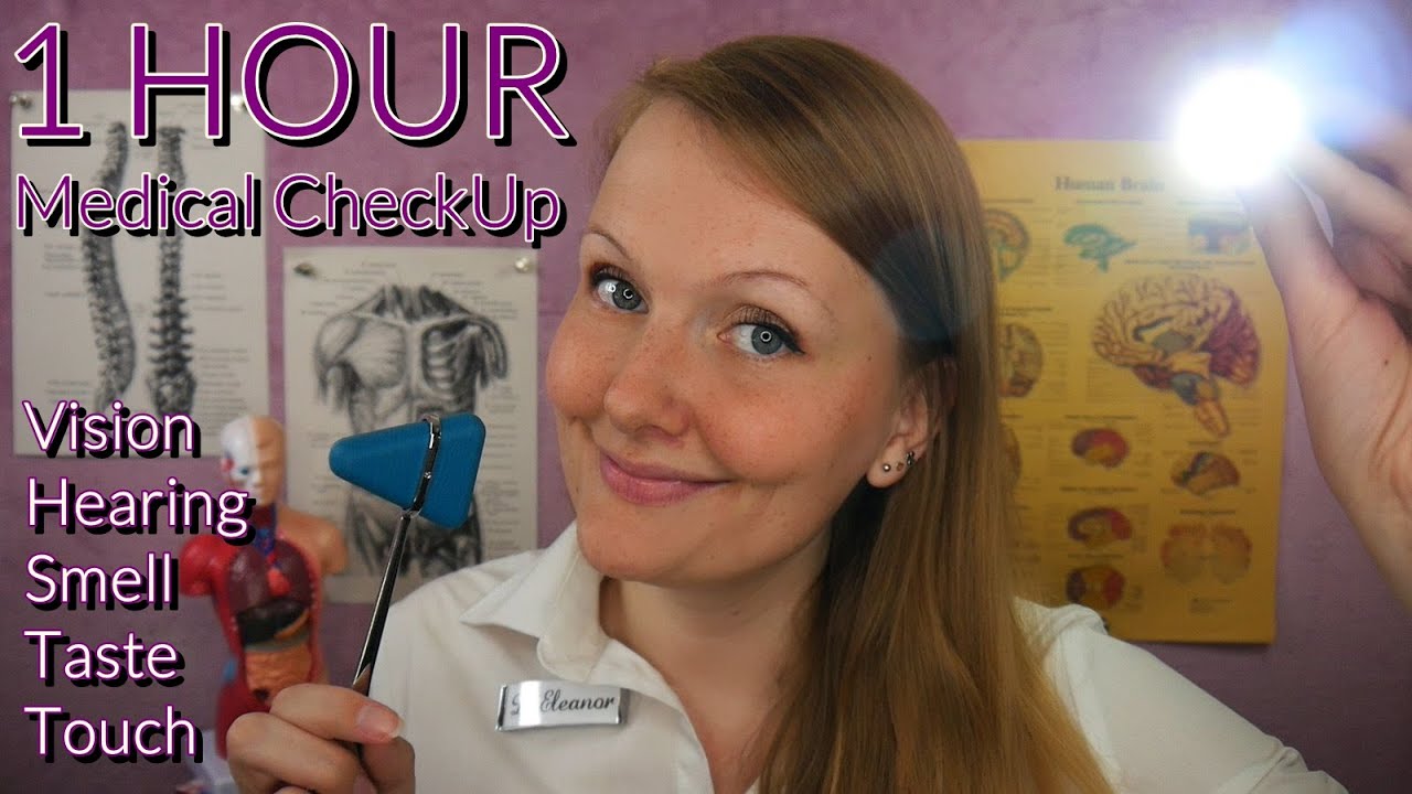 1 HOUR FULL BODY Exam [ASMR Doctor Roleplay] I Examine Your 5 Senses! 1 HOUR Medical CheckUp