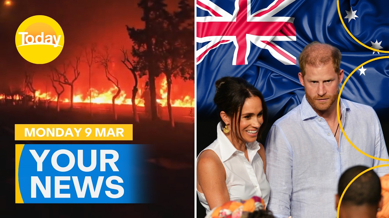 Your News | Israel strikes oil facilities; Harry and Meghan coming Down Under | Today Show Australia