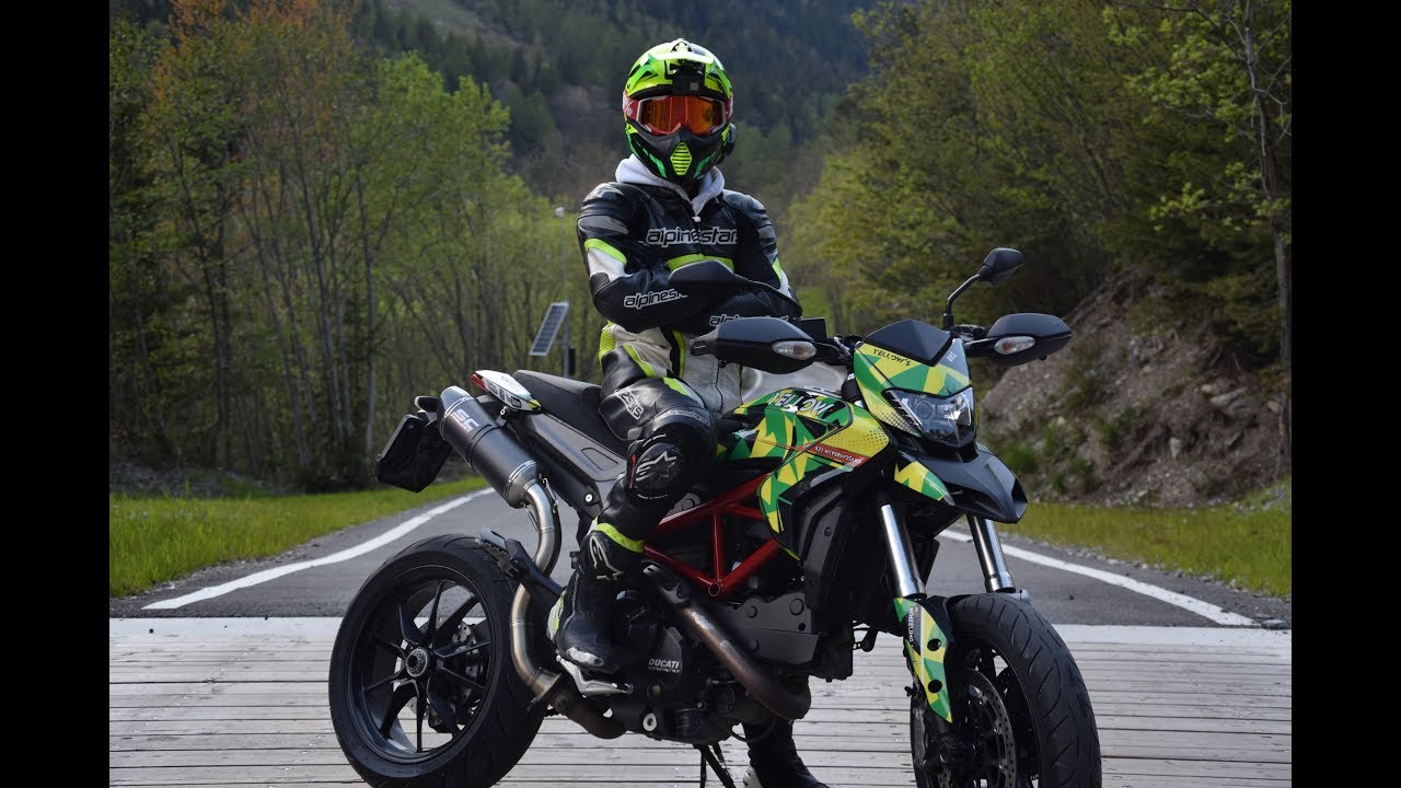 MA NOUVELLE MOTO, DUCATI HYPERMOTARD 821 A2/A35KW - YellowBiker !