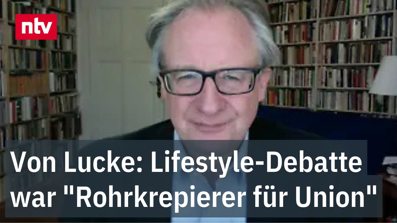 Von Lucke: Lifestyle-Debatte war 